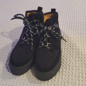 NWOT J/Slides Booties/ Sneakers (Black) Size 5 1/2 W (#12)